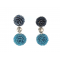Sapphire and Apatite Drop Earrings
