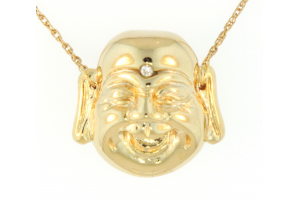 Single Gold Happy Buddha